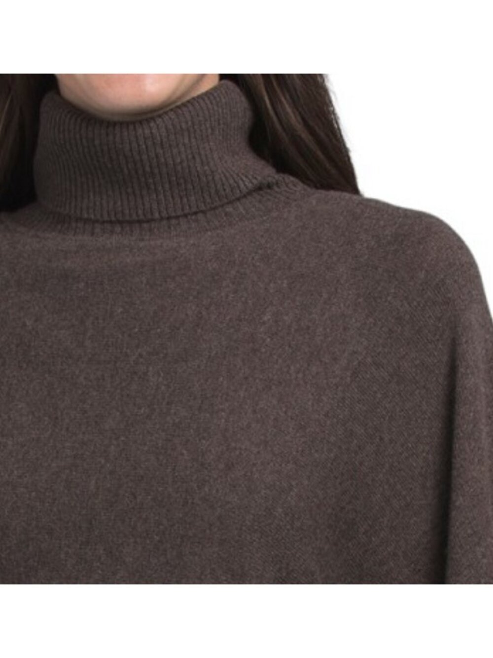 TOCCIN Wool And Cashmere Blend Poncho - Picture 3 of 3